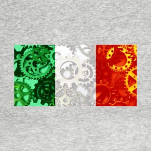 Flag of Ireland - Gears T-Shirt